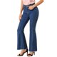 thumbnail image 1 of Pantalones Vaqueros Acampanados De Campana Elásticos Para Mujer M Azul XL, 1 of 6