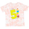 thumbnail image 3 of Inktastic Ice Cream Fifth Birthday Blue Boys or Girls Toddler T-Shirt, 3 of 5
