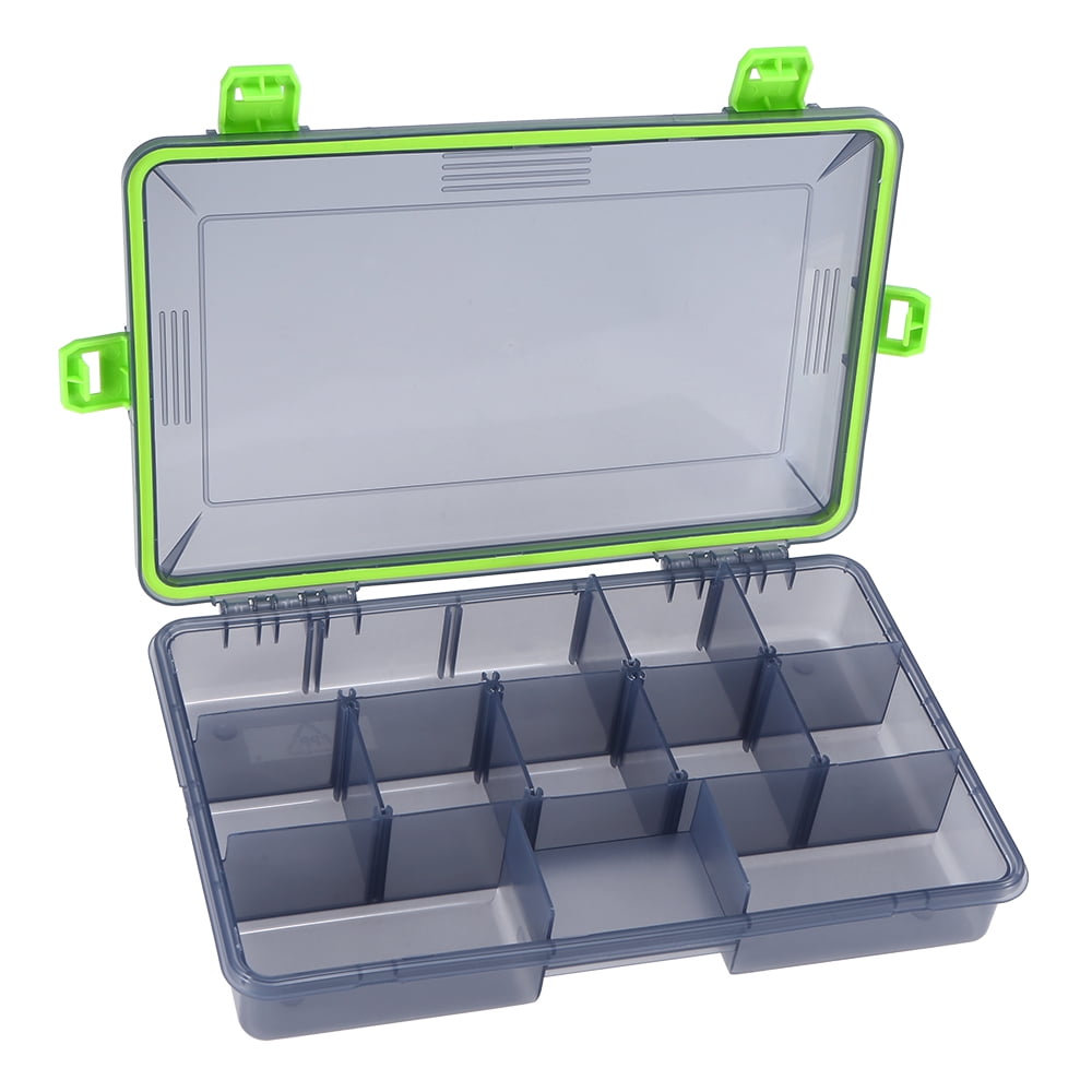 Compartments Fishhook Box Storage Case Box Plastic Fishing Hook Spoon Lure R4X1