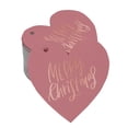thumbnail image 1 of Inkdotpot Rose Gold Foil Paper Hang Tag Merry Christmas Favor Tag 50 Pieces, 1 of 6