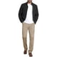 thumbnail image 2 of Chaqueta de negocios INSPIRE CHIC para hombres, con forro, cuello alto, cierre completo, chaqueta formal de golf XL negra, 2 of 6