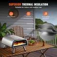 thumbnail image 6 of VEVOR 12" Electric Pizza Oven Countertop, Stainless Steel Pizza Maker Machine with Pizza Stone and Spatula, Heats up to 850°F, Multipurpose Indoor & Outdoor Pizza Cooker for Restaurant, 6 of 9