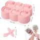 thumbnail image 2 of RV Molde para helado, molde esquimal de silicona, mini molde para helado, molde para paletas, molde reutilizable para paletas de sorbete, molde Magnum para sorbete de yogur DIY (rosa-1) oso de fresa Electrónica, 2 of 5