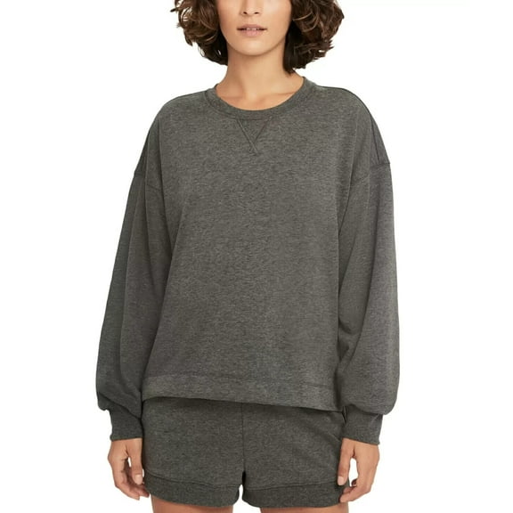 Nike Womens Yoga French Terry Sweatshirt;Medium