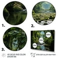 thumbnail image 3 of Designart "Exploring Uganda s Impenetrable Jungle in Bwindi I" Landscapes Floater Framed Wall Art Living Room, 3 of 7