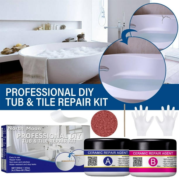 Tile Repair Agent Tub, Tile and Shower Repair Kit Bathtub