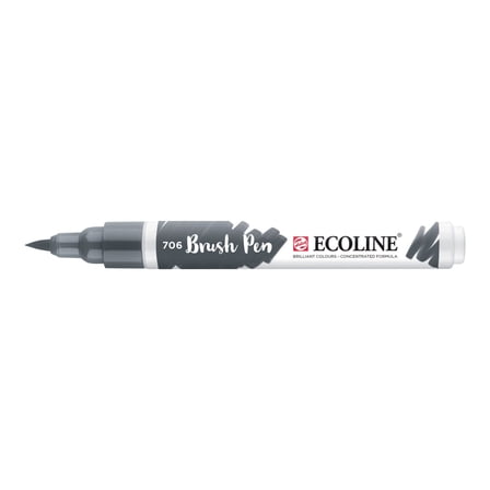 Ecoline Liquid Watercolour Brush Pen, Deep Grey