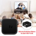 thumbnail image 1 of Funda protectora para Apple TV 4K 2021 Funda de silicona a prueba de polvo (Negro), 1 of 8