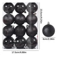 thumbnail image 3 of Christmas Ball Ornaments Set,Shatterproof Christmas Decorations Tree Balls,Xmas Decorative Balls Hanging Ornaments,24PCS Christmas Tree Ornament Pendant Party Supplies Tree Hanging Plastic Ball 6cm, 3 of 4