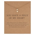 thumbnail image 2 of Paper Card Snowflake Happy Adjustable Alloy Necklace Pendant Clavicle Chain, 2 of 9