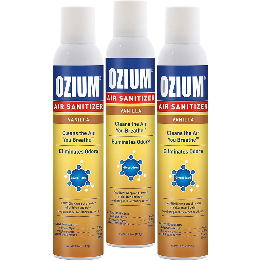 Ozium Air Sanitizer, 8 oz. Spray, Cleans the Air You Breath and
