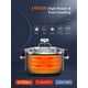 thumbnail image 3 of Olla de cocción lenta HOUSNAT 10 en 1 programable de acero inoxidable de 6 litros, 3 of 7