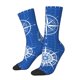 thumbnail image 1 of Balery Compass Calcetas Largas con Estampado para Hombre y Mujer – Suaves y Transpirables, Talla Única (US 5-11), 1 of 6