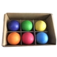 thumbnail image 3 of 6 bolas de madera Montessori para bebés, material educativo preescolar arcoíris, 3 of 8