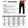 thumbnail image 4 of 3 Pack Men's Athletic Pants with Zip Pockets, Lightweight Workout Sweat Pants Gifts for Men, 4 of 7