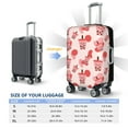 thumbnail image 6 of Xecao Milk Tea print Elastic Luggage Cover, with double-sided print , is perfect for travel, business, and daily use, 6 of 9