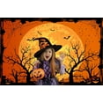 thumbnail image 4 of 8 x 6 ft Happy Halloween Orange Backdrop Bat Scary Pumpkin Lantern Full Moon Photo Backdrops for Parties Banner Decorations Outdoor Kids Portrait Hallowmas Holiday Photography Background, 4 of 5