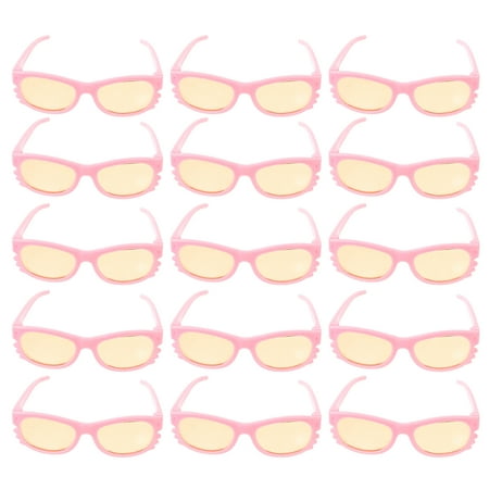 

16pcs Doll Dress Up Mini Glasses Miniature Eyeglasses Doll Dressing up Accessories