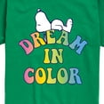 thumbnail image 3 of Peanuts - Dream In Color - Toddler & Youth Short Sleeve Graphic T-Shirt, 3 of 6