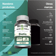 thumbnail image 5 of Amazing Formulas Biotin 10000mcg Salud Cabello Piel 120tabs, 5 of 5