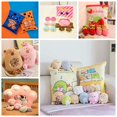 thumbnail image 2 of A Plushie Bag Pudding Toys Kawaii Doughnut Bag Mini Capybara Balls French Fries Cookies Dolls Biscuit Snacks Food Pillow, 2 of 5