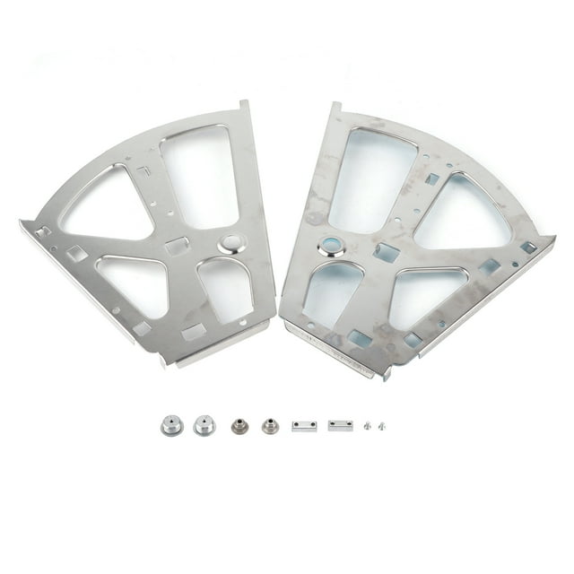 Chaussures Cabinet Hinges SAEC - 2 PC de chaussures en acier inoxydable tiroirs Hinges, accessoires de remplacement Turing Rack (1 2 3 couches).