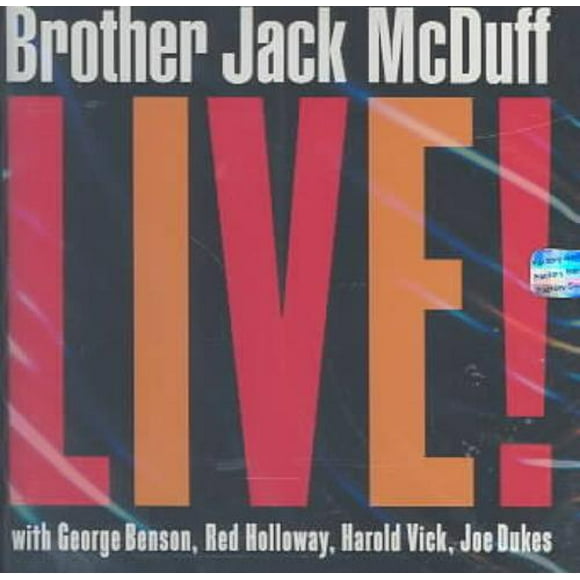 Jack McDuff Brother Jack McDuff Live! CD
