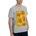 thumbnail image 2 of Bingfone 3d Sunflowers Men'S Loose Fit Short-Sleeve Pocket T-Shirt, 2 of 7