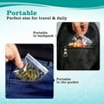 thumbnail image 7 of Pill Pouch Bags (10 Pack),Happon Clear Resealable Travel Pill Bags Daily Travel Medicine Organizer,Portable Plastic Pouch Small Bags to Hold Vitamin, Medication, Pills, 3" x 2.75", 7 of 7