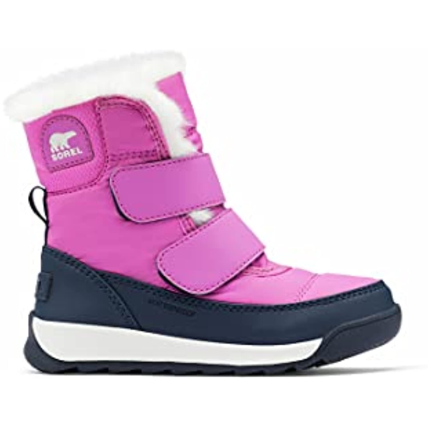 SOREL Toddler Whitney II Strap Boot Lavender/Navy Waterproof