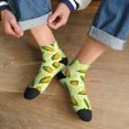 thumbnail image 3 of Pofeuu Fresh Corn Print 30cm Socks, Adult Running Hiking Socks for Youth and Adult, 3 of 7