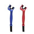 thumbnail image 1 of Brush Cleaning Cycle Gear Maintenance Bicycle Motorcycle Chain 3-side Bristles Cleaning Brush, 1 of 3