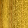 thumbnail image 1 of Ahgly Company Indoor Square Oriental Yellow Modern Area Rugs, 3' Square, 1 of 4