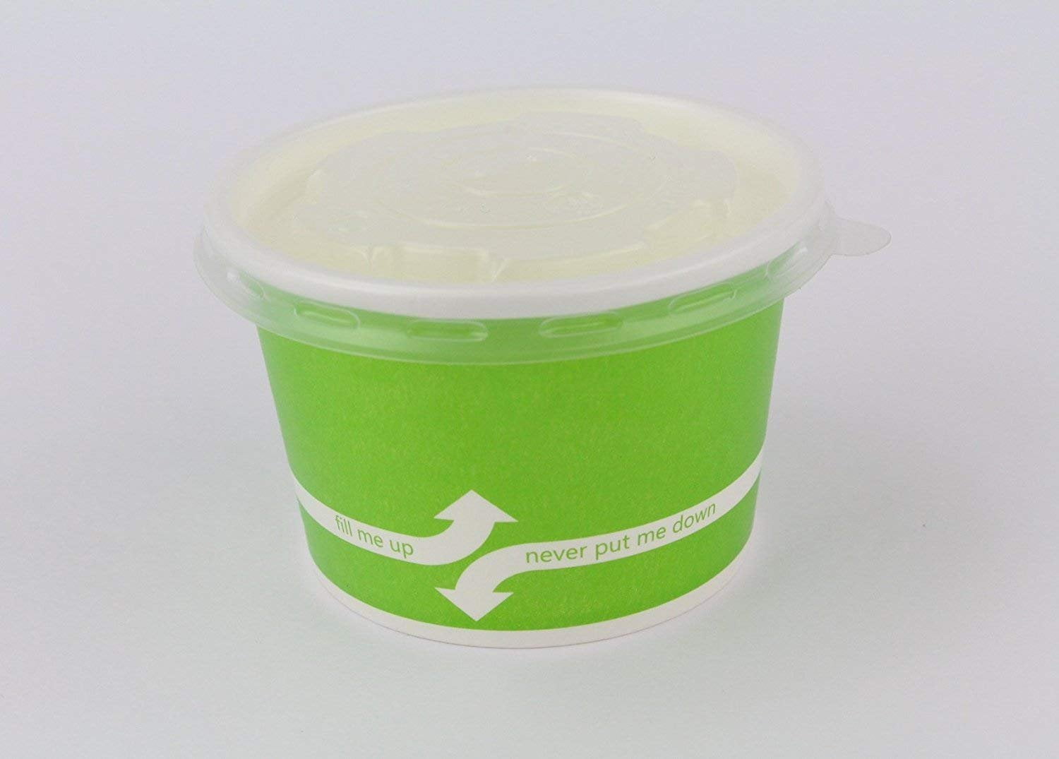 100 Count Green Deli Containers Durable Food Storage Containers with