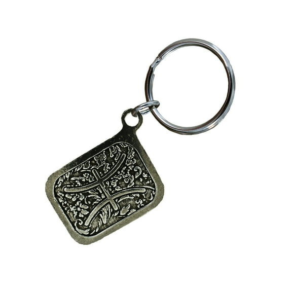 Pisces Keychain, Horoscope, Zodiac, Star Sign, L091KC Key Fob, Key Ring, Keys, Zipper Pull, Luggage Tag, Pewter, Backpack, Over 300 Keychains Designs, Handmade in the USA