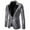 Silver, variant on IWRICH Men's One Button Sequin Dress Suit Jacket Party Festival Tuxedo Sport Coat Silver XXXXXXL
