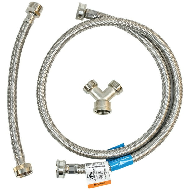 Certified Appliance Accessories STMKIT3 Braided Stainless Steel Steam