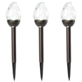 thumbnail image 4 of Soltoostar Solar 3 Pack Crackled Glass Flame Shaped LED Ligjht, 4 of 4