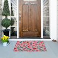 thumbnail image 5 of Yayeee Doormat for Inside 20"x32" Absorbent Low-Profile Washable Non-Slip Rubber Backed Entryway Rug, Pink Tropical Pattern, 5 of 8