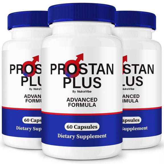(3 Pack) Prostan Plus - Official ProstanPlus Pills For Prostate Heath, All Natural Formula To Support Control, Energy & Overall Well-Being, Review (180 Capsules)