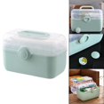 thumbnail image 1 of Cubo de portátil, botiquín de emergencia Caja de medicina de emergencia Contenedor Caja organizadora de múltiples capas Yinane Contenedores de primeros auxilios, 1 of 8