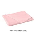thumbnail image 3 of Fmbmuo All-Season Sheet Set Polyester Anti-Slip King 1 Piece Minimalist King Percale 1x Bed Sheet Pink, 3 of 5