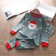 thumbnail image 1 of Conjunto de pijamas de Navidad para niños y niñas, ropa interior de algodón Unisex, para el hogar, novedad, 1 of 4