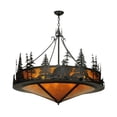 thumbnail image 2 of MEYDA 126551 58.5 in. W Northwoods Bear At Dusk Amber Mica Inverted Pendant, 2 of 5