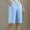 Light Blue, variant on Rezuofi 2 Pcs Trendy High Waist Bermuda Shorts for Women Casual Summer Loose Fit Knee-Length Pant Daily Basic Shorts with Pockets