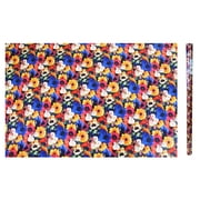 Assorted Colorful Flowers Decorative Giftwrap