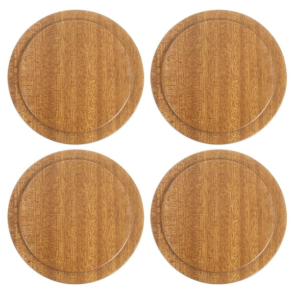 4Pack Wooden Cup Lid 3.35 Inch, Wooden Coffee Mug Lids Bamboo Tea Cup Cover