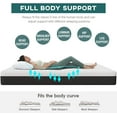 thumbnail image 4 of PayLessHere Gel Memory Foam Mattress, Detachable, Medium Sturdy, Boxed, Adults, 10", 4 of 7
