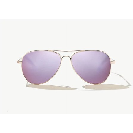 Bajio Sunglasses - Model Soldado - Rose Gold Satin, Polycarbonate Lens, Rose Mirror