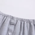 thumbnail image 3 of ASFGIMUJ Women's Skirts Tutu Layered Tiered Sheer Stripe Printing Extender Half Plus Size Skirt Grey, 3 of 9